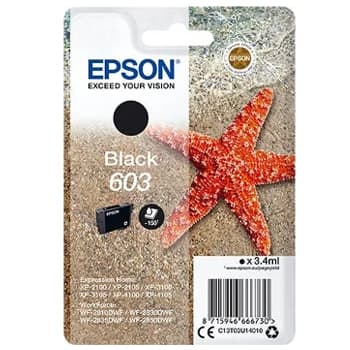 Tinteiro Epson 603 Preto C13T03U14010 3,4ml