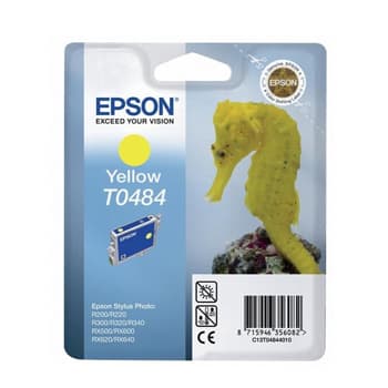 Tinteiro Epson T0484 Amarelo C13T04844020 13ml