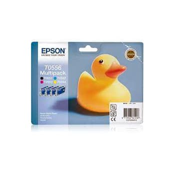 Pack Tinteiros Epson T0556 4 Cores C13T05564020 8ml