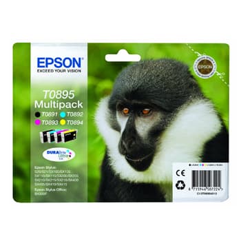 Pack Tinteiros Epson T0895 4 Cores C13T08954020