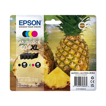 Pack Tinteiros Epson 604XL 4 Cores C13T10H64010