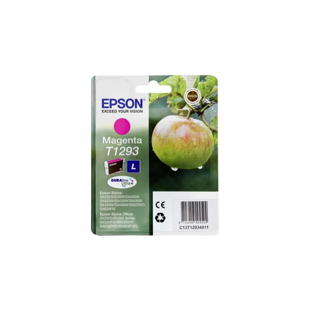 Tinteiro Epson T1293 Magenta C13T12934011 7ml 470 Pág.