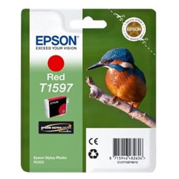 Tinteiro Epson T1597 Vermelho C13T15974010 17ml