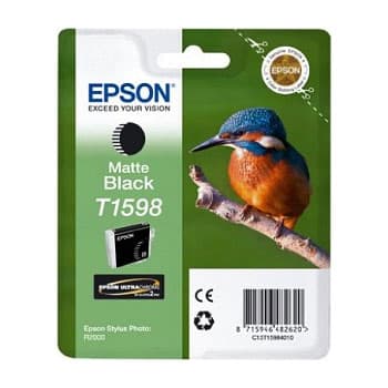 Tinteiro Epson T1598 Preto Matte C13T15984010 17ml