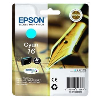 Tinteiro Epson 16 Azul C13T16224010 3,1ml