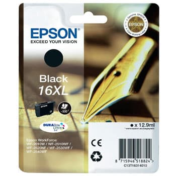 Tinteiro Epson 16XL Preto C13T16314010 12,9ml