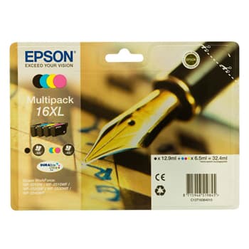 Pack Tinteiros Epson 16XL 4 Cores C13T16364010