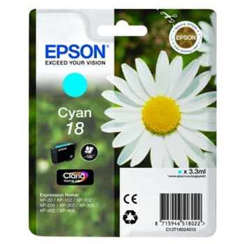 Tinteiro Epson 18 Azul C13T18024010 3,3ml