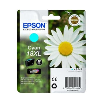 Tinteiro Epson 18XL Azul C13T18124010 6,6ml