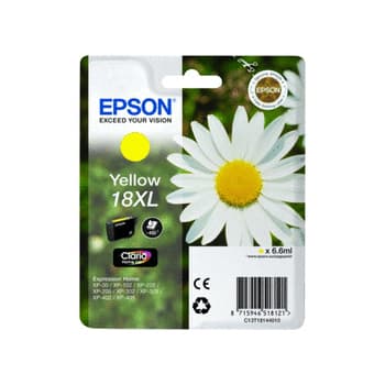 Tinteiro Epson 18XL Amarelo C13T18144010 6,6ml