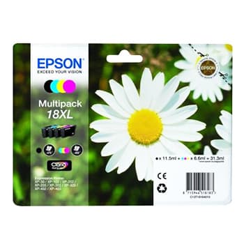 Pack Tinteiros Epson 18XL 4 Cores C13T18164010