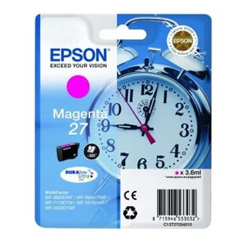 Tinteiro Epson 27 Magenta C13T27034010 3,6ml