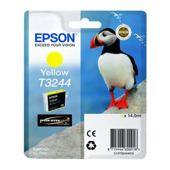 Tinteiro Epson T3244 Amarelo C13T32444010 14ml 980 Pág.