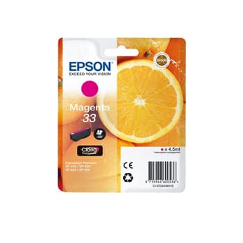 Tinteiro Epson 33 Magenta C13T33434010 4,5ml 300 Pág.