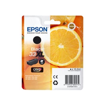 Tinteiro Epson 33XL Preto C13T33514010 12,2ml 530 Pág.