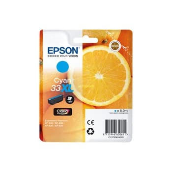 Tinteiro Epson 33XL Azul C13T33624010 8,9ml 650 Pág.