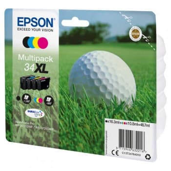 Pack Tinteiros Epson 34XL 4 Cores C13T34764010