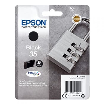 Tinteiro Epson 35 Preto C13T35814010 16,1ml 950 Pág.