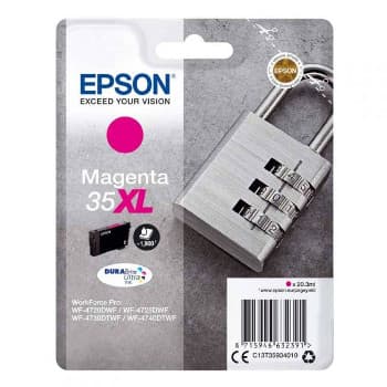 Tinteiro Epson 35XL Magenta C13T35934010 20,3ml 1900 Pág.