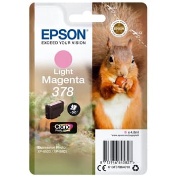 Tinteiro Epson 378 Magenta Claro C13T37864010 4,8ml