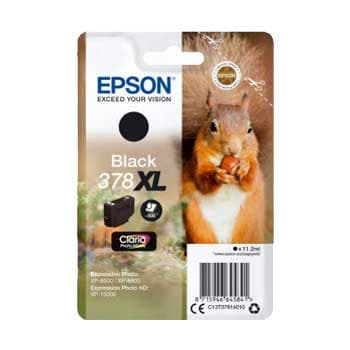 Tinteiro Epson 378XL Preto C13T37914010 11,2ml