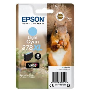 Tinteiro Epson 378XL Azul Claro Foto C13T37954010 10,3ml