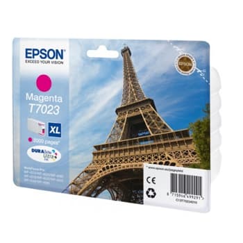 Tinteiro Epson T7023 Magenta C13T70234010 21,3ml 2000 Pág.
