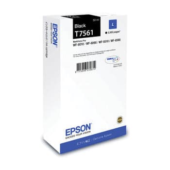 Tinteiro Epson T7561 Preto C13T756140 50ml 2500 Pág.