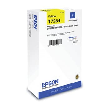 Tinteiro Epson T7564 Amarelo C13T756440 14ml 1500 Pág.