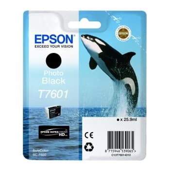 Tinteiro Epson T7601 Preto Foto C13T76014010 25,9ml
