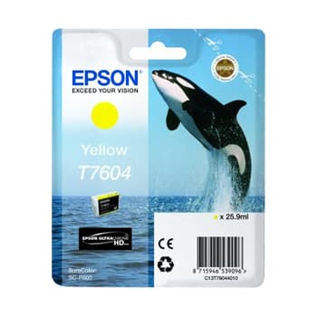 Tinteiro Epson T7604 Amarelo C13T76044010 25,9ml