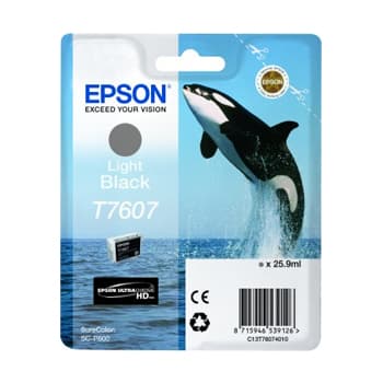 Tinteiro Epson T7607 Cinzento C13T76074010 25,9ml