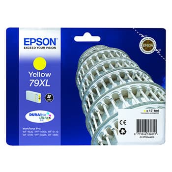 Tinteiro Epson 79XL Amarelo C13T79044010 17,1ml 2000 Pág.