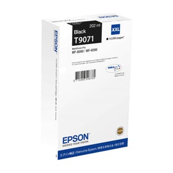 Tinteiro Epson T9071 Preto C13T907140 202ml 10000 Pág.