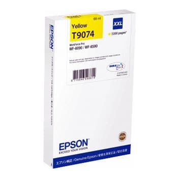 Tinteiro Epson T9074 Amarelo C13T907440 69ml 7000 Pág.