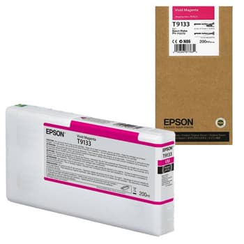Tinteiro Epson T9133 Magenta Vivido C13T913300 200ml
