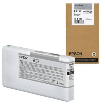 Tinteiro Epson T9137 Cinzento C13T913700 200ml