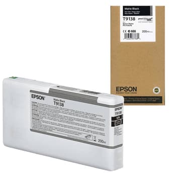 Tinteiro Epson T9138 Preto Matte C13T913800 200ml