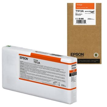 Tinteiro Epson T913A Laranja C13T913A00 200ml