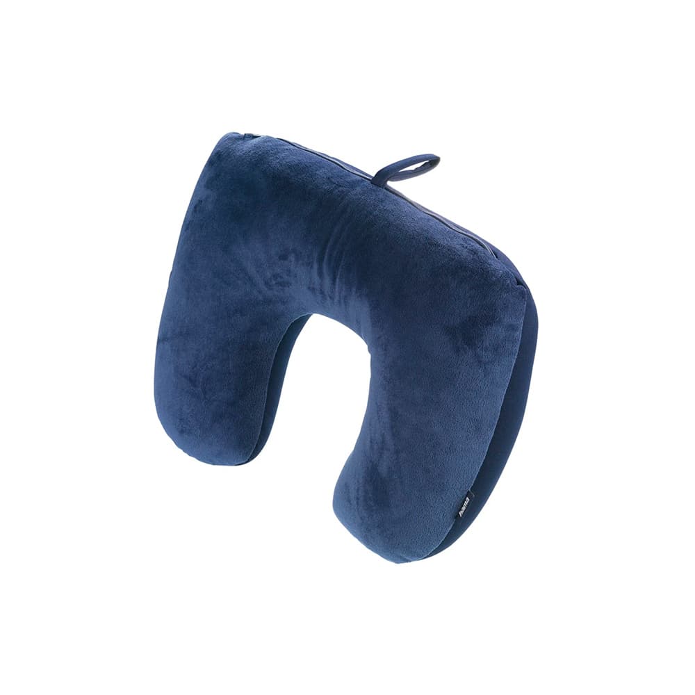 Almofada Viagem 2 em 1 Microbead Azul