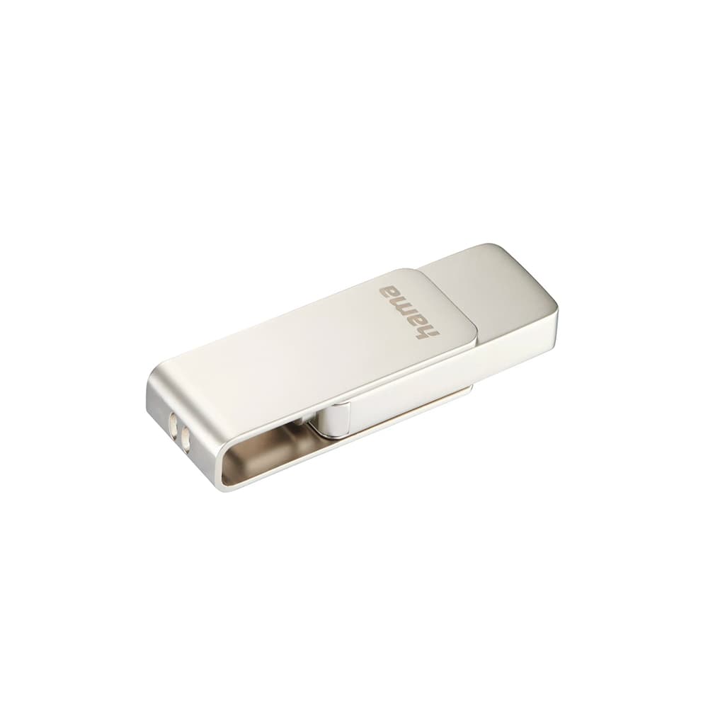 Pen Drive USB-C 3.1 32GB Hama Uni-C Rotate Pro Prata