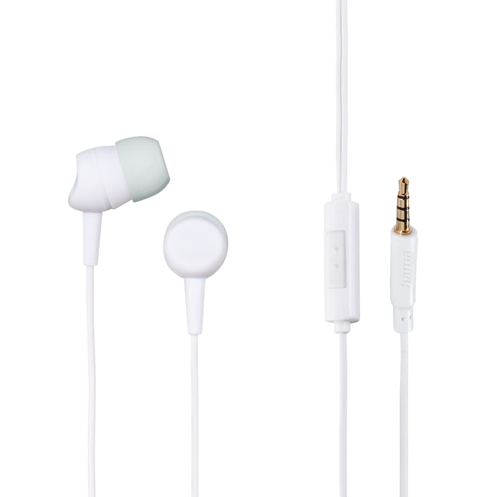 Auriculares In-Ear Jack 3.5mm Kooky Branco