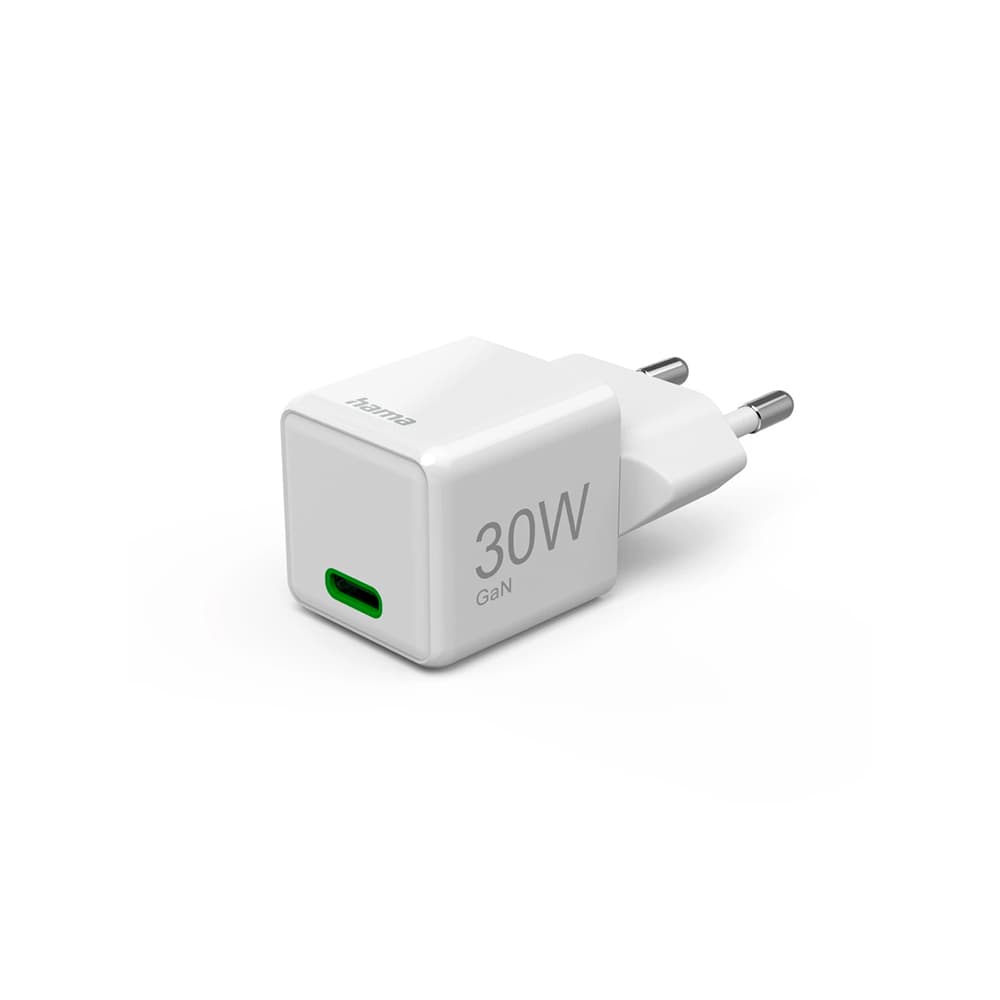 Carregador USB-C PD/QC 30W Super Mini-Charger Branco