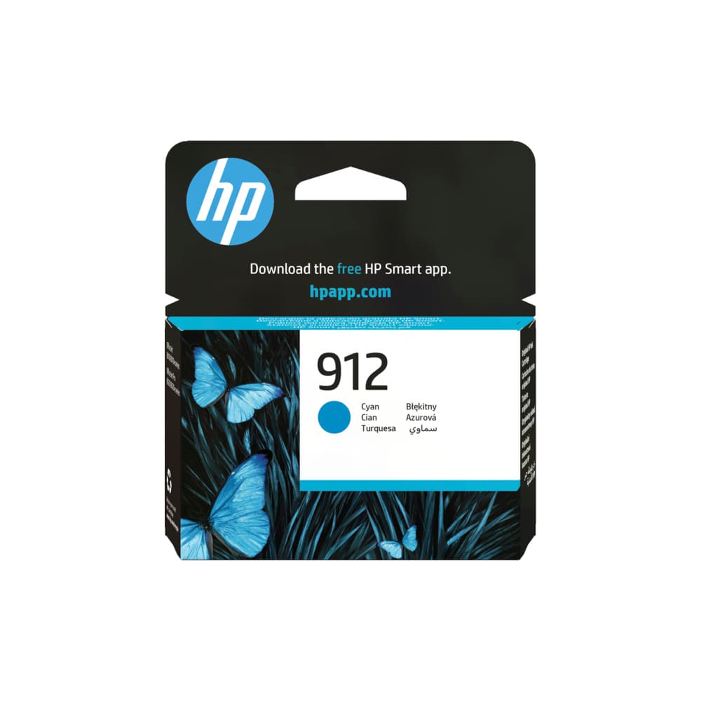 Tinteiro HP 912 Azul 3YL77A 3ml 315 Pág.