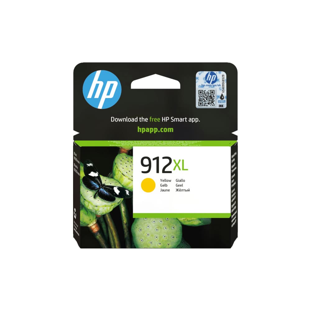 Tinteiro HP 912XL Amarelo 3YL83A 10ml 825 Pág.
