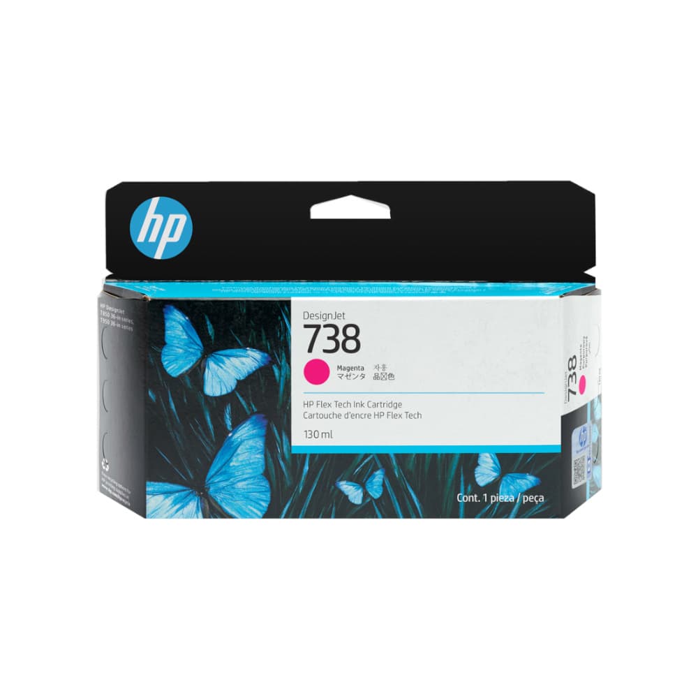 Tinteiro HP 738 Magenta 498N6A 130ml