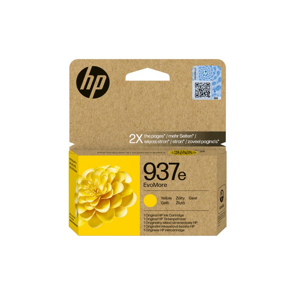 Tinteiro HP 937e Amarelo 4S6W8N 1650 Pág.