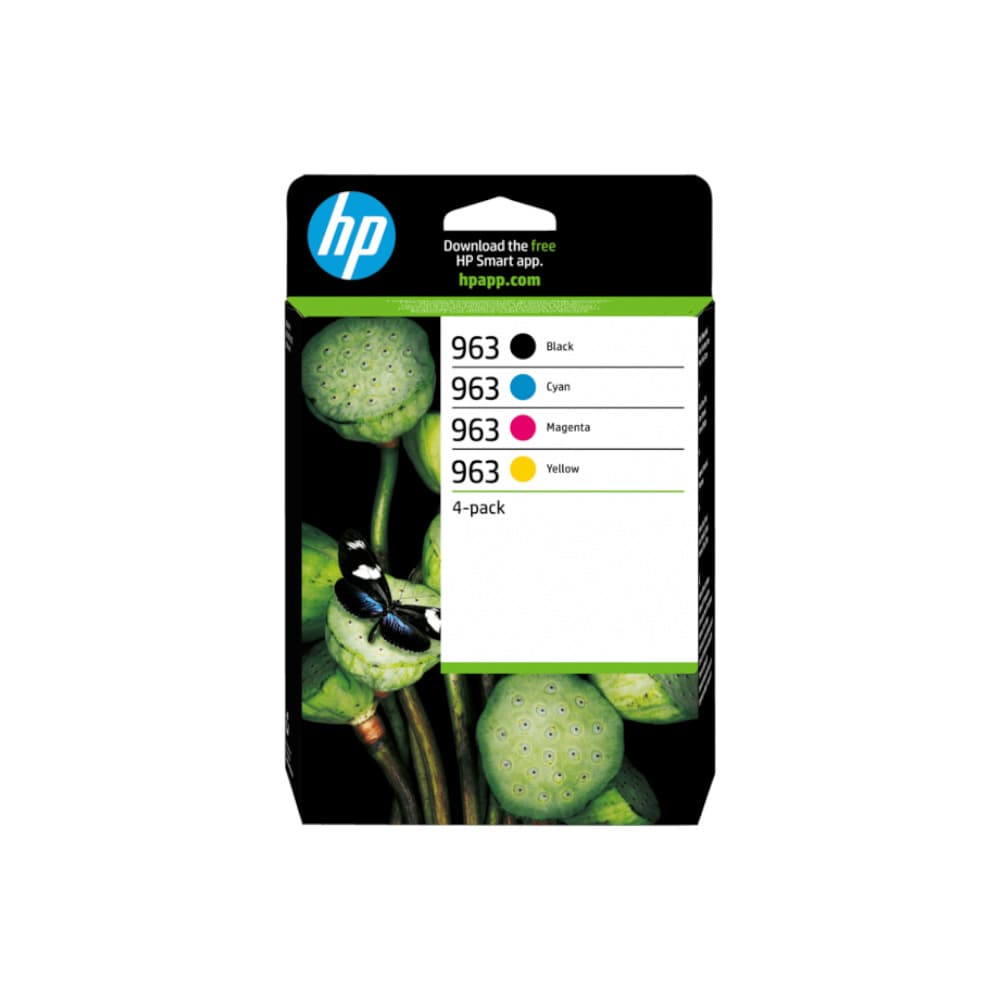 Pack Tinteiros HP 963 4 Cores 6ZC70A 24ml/11ml