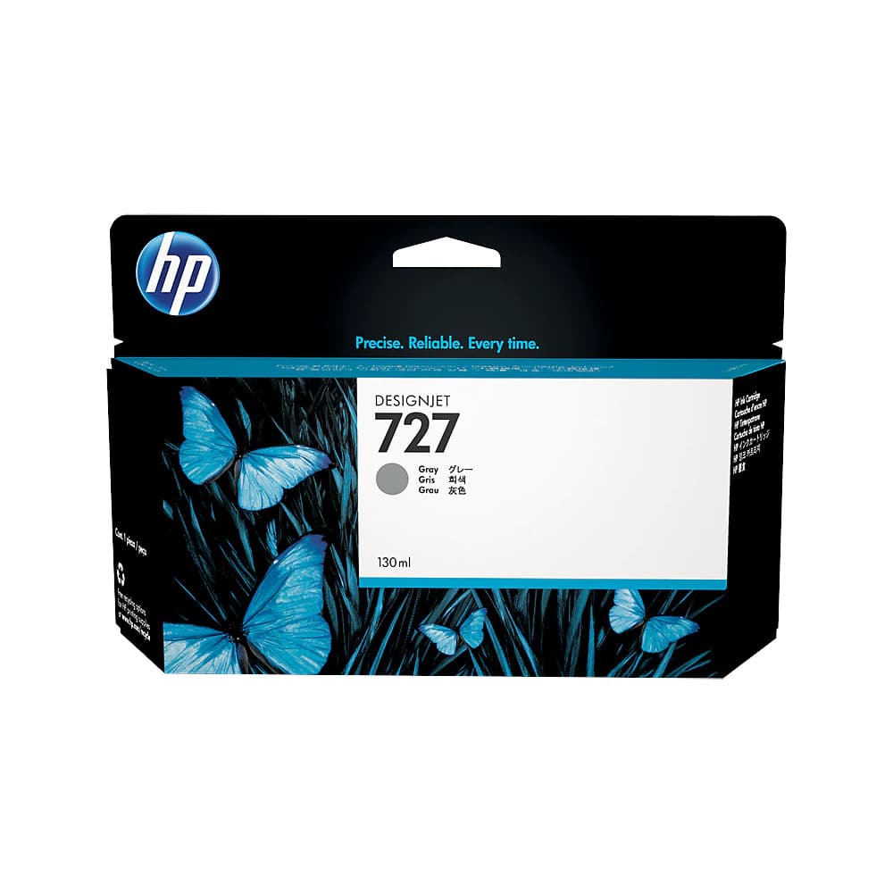 Tinteiro HP 727 Cinzento B3P24A 130ml