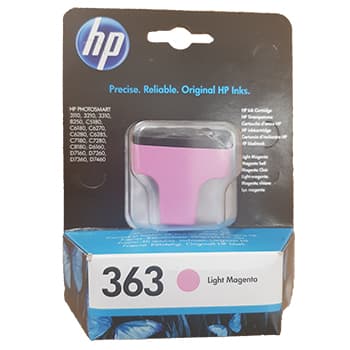 Tinteiro HP 363 Magenta Claro C8775E 5,5ml 220 Pág.